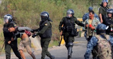 Alberto Fernández condenó el aval de la dictadura boliviana a las masacres de las Fuerzas Armadas y cuestionó el silencio de Macri y de la OEA Alberto Fernández condenó el aval de la dictadura boliviana a las masacres de las Fuerzas Armadas y cuestionó el silencio de Macri y de la OEA