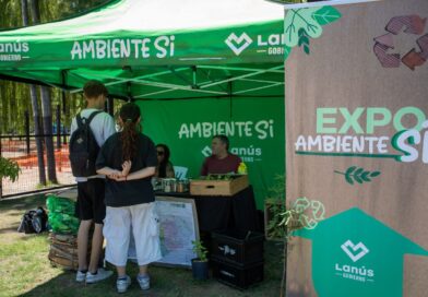 Separación de residuos en las plazas de Lanús: nuevo operativo ¡Ambiente Sí!
