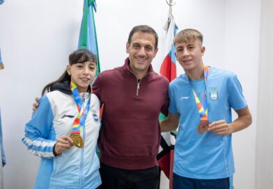 Julián Álvarez reconoció a los deportistas que destacaron en los Juegos Suramericanos de la Juventud