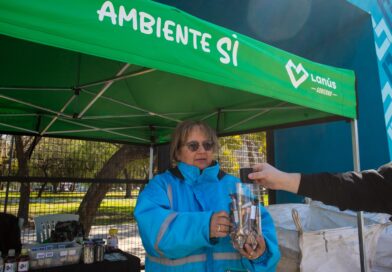 Separación de residuos en las plazas del distrito: Operativo ¡Ambiente Sí!