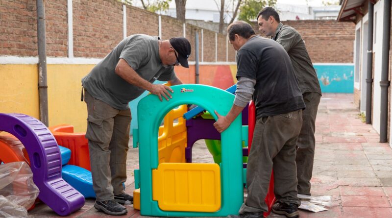 Nuevos juegos en los Centros Educativos Municipales de Lanús