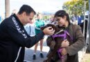 Julián Álvarez visitó la Jornada Integral de Zoonosis en el Parque Central las Colonias
