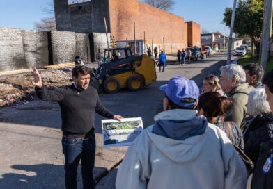 Lanús Gobierno comenzó nuevas obras en las inmediaciones del Cementerio Municipal