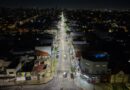 Lanús Gobierno continúa con las tareas de repotenciación de luminarias sobre la avenida Eva Perón