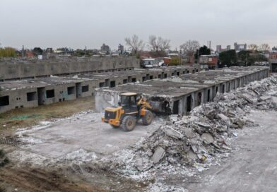 Inician la construcción de un nuevo espacio recreativo y deportivo en el Barrio La Maquinita