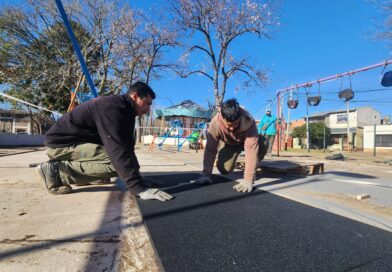 El Municipio de Lanús concretó la puesta en valor de la Plaza Leandro N. Alem en Monte Chingolo