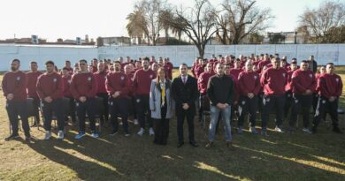Julián Álvarez encabezó el acto de apertura de la Escuela de Policía Municipal de Lanús