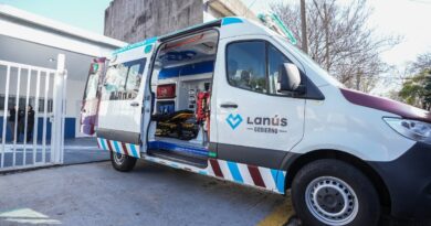 Lanús Gobierno sumó una nueva Unidad de Traslado Crítico al Sistema de Emergencias Local