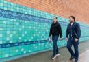 Julián Álvarez recorrió las obras de mejoramiento en los alrededores del Cementerio Municipal