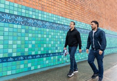 Julián Álvarez recorrió las obras de mejoramiento en los alrededores del Cementerio Municipal
