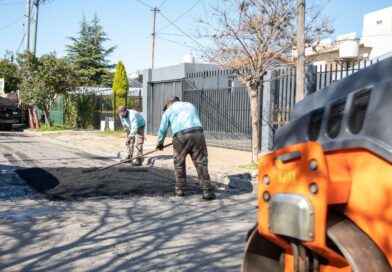 Lanús Gobierno sigue con las obras del Plan de Pavimentación en el distrito