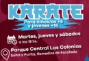 Abren inscripciones gratuitas para clases de karate en el Parque Central las Colonias
