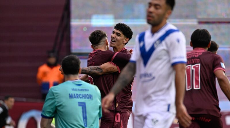 Lanús venció a Vélez y trepó al quinto puesto de la Zona A
