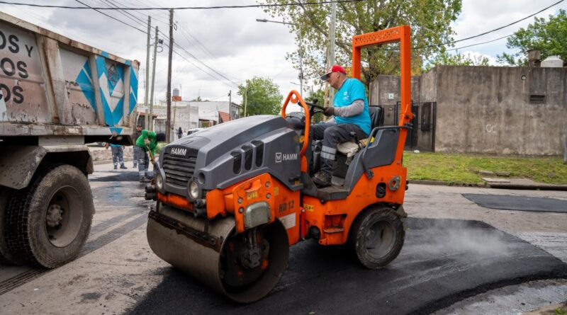 Lanús Gobierno avanza con las obras del Plan de Pavimentación en Gerli